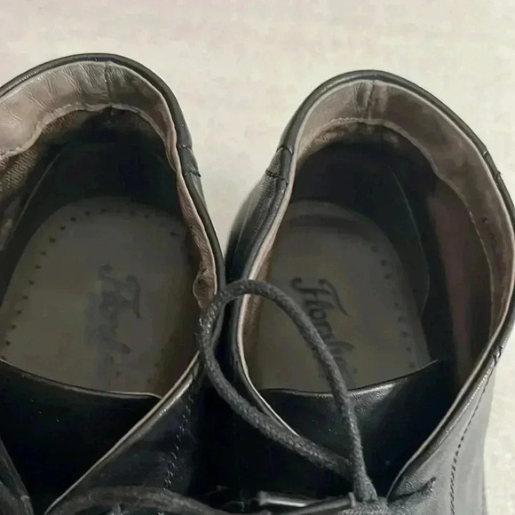 [10EE]Florsheim Baldwin  Black Leather Men Plain Toe Chukka Boots - Picture 9 of 12